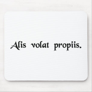 She flies with her own wings mouse mat