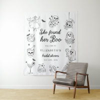 She Found Her Boo Bridal Shower Welcome Sign