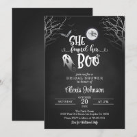 She Found Her Boo Bridal Shower with Ghost 