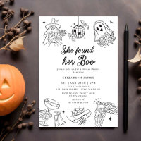 She Found Her Boo Ghost Floral  Bridal Shower 