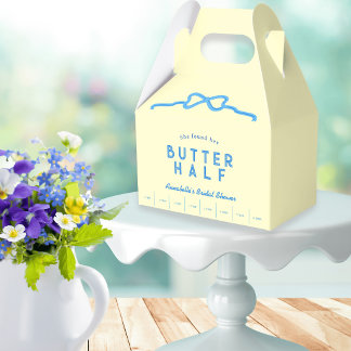 She found her Butter Half Blue Bow Bridal Shower Favour Box