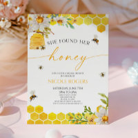 She Found Her Honey Bee Beehive Bridal Shower