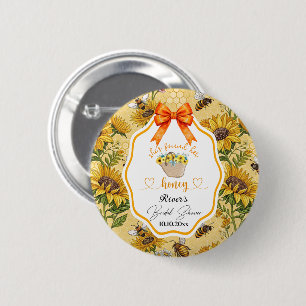 She Found Her Honey Bridal Shower Favour 6 Cm Round Badge