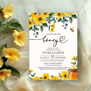 She Found Her Honey Bridal Shower Invitation
