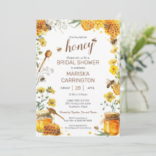 She Found her Honey Bridal Shower Invitation