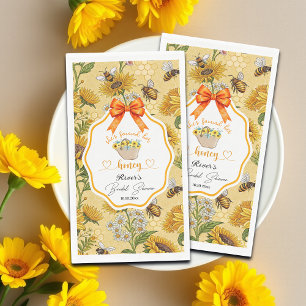 She Found Her Honey Bridal Shower   Napkin