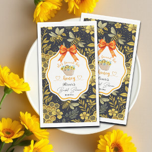 She Found Her Honey Bridal Shower   Napkin