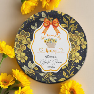She Found Her Honey Bridal Shower   Paper Plate