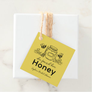 She found her Honey Hand-drawn Bridal Shower Favour Tags