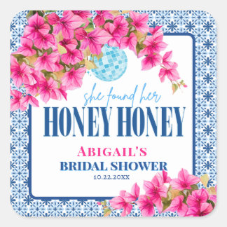 She found her HONEY HONEY Square Sticker