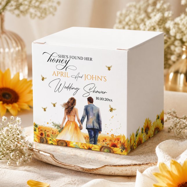 She Found Her Honey Wedding Shower  Favour Box (Creator Uploaded)