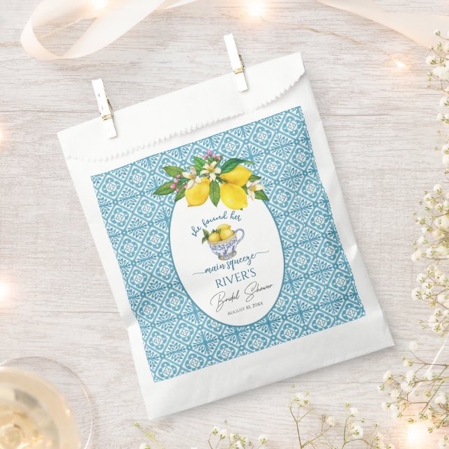 She Found Her Main Squeeze Bridal Shower Favour Bags (Clipped)