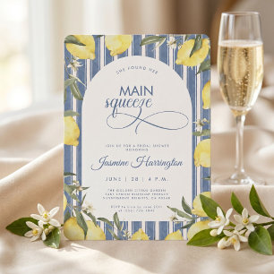 She Found Her Main Squeeze Bridal Shower Invitation