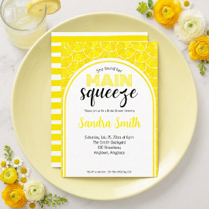 She Found Her Main Squeeze Bridal Shower Invitation