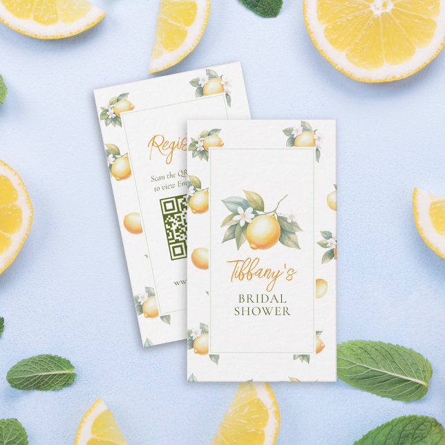 She Found Her Main Squeeze Bridal Shower Registry Enclosure Card (Creator Uploaded)