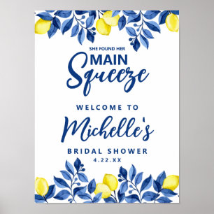 She Found Her Main Squeeze Bridal Shower Sign
