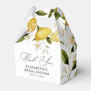 She Found Her Main Squeeze Citrus Bridal Shower Favour Box