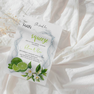 She found Her Main Squeeze   Citrus Bridal Shower  Invitation