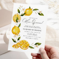 She Found Her Main Squeeze Citrus Floral Bridal 