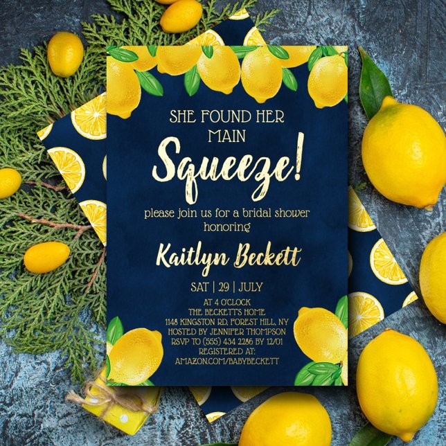 She Found Her Main Squeeze Lemon Bridal Shower (Creator Uploaded)