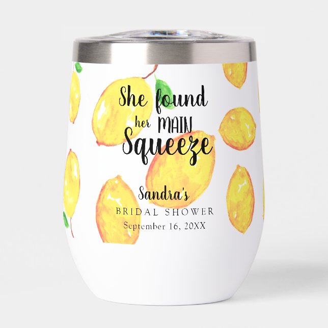 She Found her main squeeze Lemon Bridal Shower (Front)