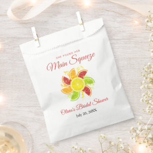 She Found Her Main Squeeze Lemon Bridal Shower Favour Bags