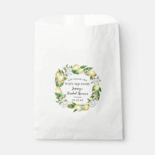 She Found Her Main Squeeze Lemon Bridal Shower Favour Bags