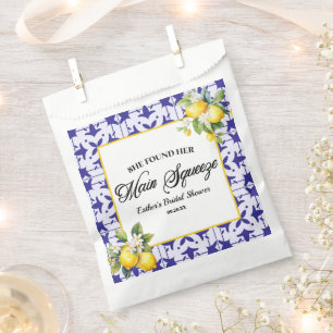She Found Her Main Squeeze Lemon Bridal Shower Favour Bags