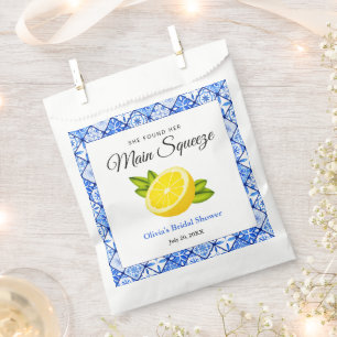 She Found Her Main Squeeze Lemon Bridal Shower Favour Bags