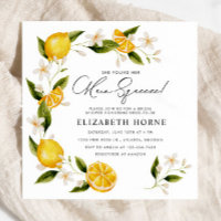 She Found Her Main Squeeze Lemon Bridal Shower