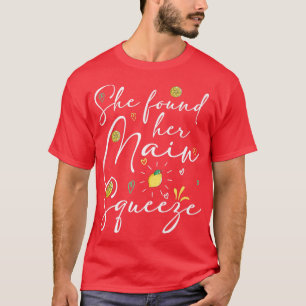 She Found Her Main Squeeze Lemonade Bridal Brunch T-Shirt