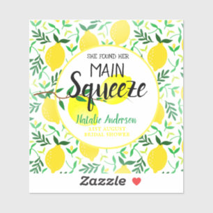 She Found Her Main Squeeze Lemons Bridal Shower