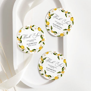 She Found Her Main Squeeze Lemons Bridal Shower Favour Tags
