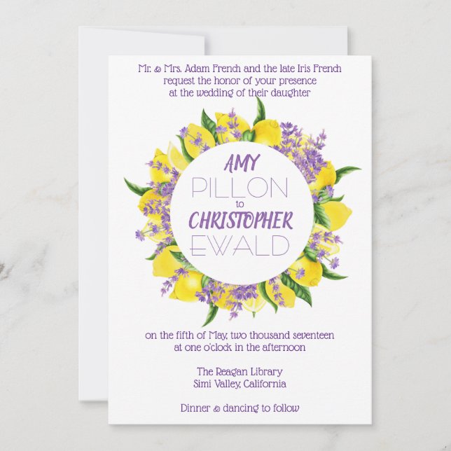 She Found Her Main Squeeze - Wedding Invite (Front)