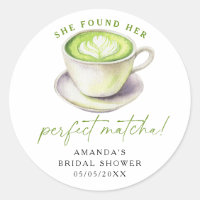 She found her perfect matcha Bridal shower