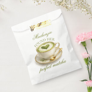She Found Her Perfect Matcha Bridal Shower  Favour Bags