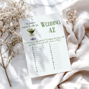 She Found Her Perfect Matcha Bridal Shower Game