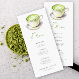 She found her perfect matcha Bridal shower menu