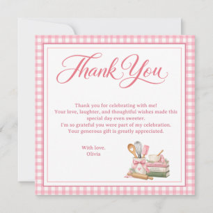 She Found Her Recipe For Love Bridal Shower Thank You Card