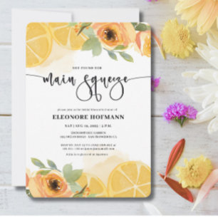 She found Main Squeeze Bridal Shower Invitation