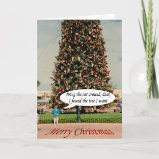 She found THE Tree Holiday Card
