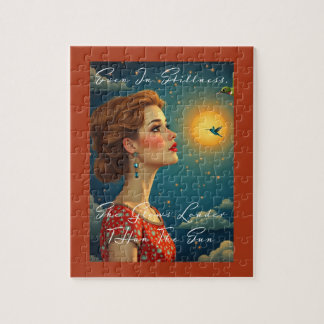 She Glows Louder Than the Sun Jigsaw Puzzle