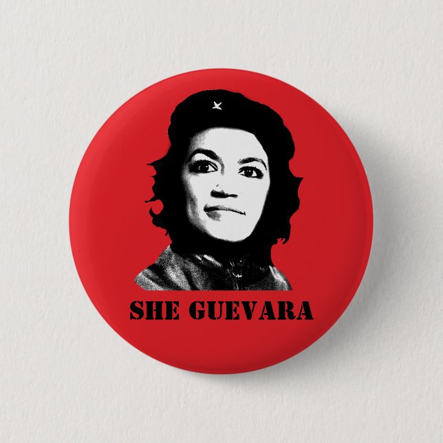 She Guevara 6 Cm Round Badge (Front)