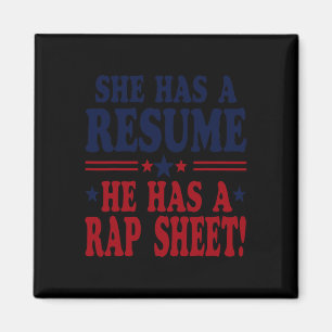 She Has A Resume He Has A Rap Sheet Kamala For Pre Magnet