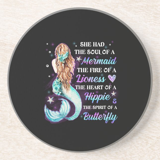She Has The Soul Of A Mermaid Coaster (Front)