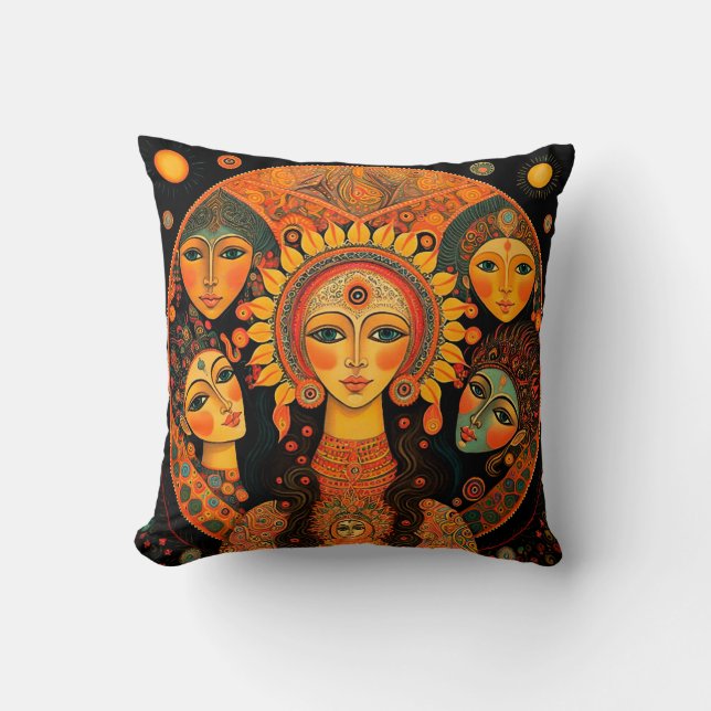 She Has Women in Her Heart and In Her Soul Cushion (Front)