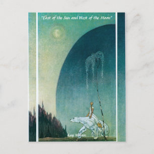 She Held Tight to the Bear Kay Nielsen Postcard
