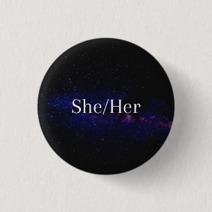 She/Her Pronoun button