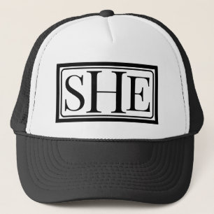 She her pronouns transgender Trucker Hat