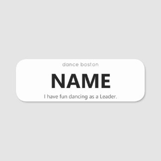 she/her - WCS Leader Name Tag